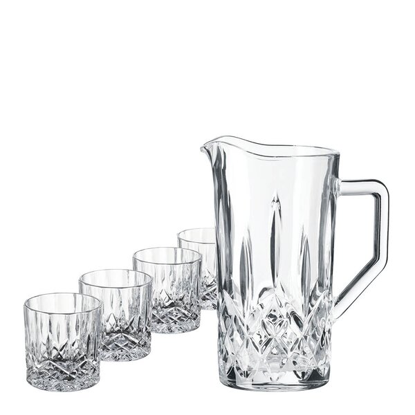 Aida Harvey glasset 1 L kanna + 4 glas