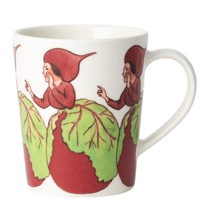 Design House Stockholm Elsa Beskow mugg med handtag 28 cl Mrs Beetroot