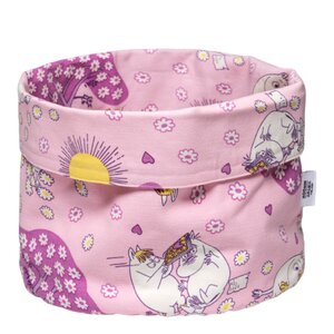 MoominArabia Mumin förvaringskorg oval 26 cm Förälskade rosa