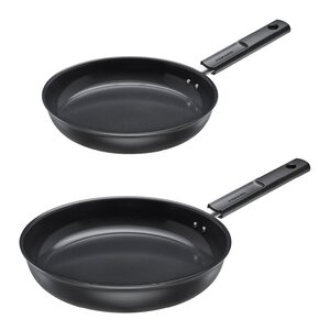 Fiskars Hard Face stekpanna 2-delar aluminium 28+ 24 cm