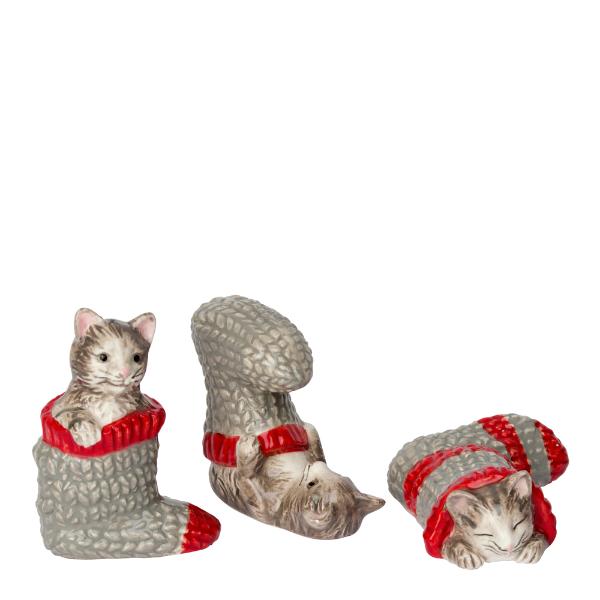 Raggsock-Kattunge 5 cm 3 delar