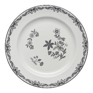 Rörstrand Ostindia  Tallrik flat 27 cm svart
