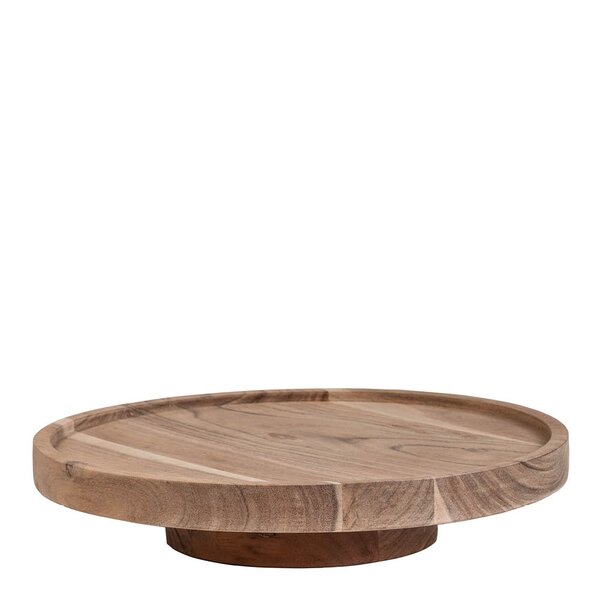 Sögne Home Snurrfat på fot 32×5 cm akacia natural