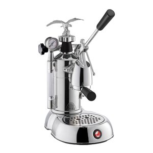 La Pavoni Milano manuell kaffemaskin med hävarm rostfritt stål