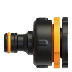 Fiskars Comfort kranadapter multi 11,6 cm svart