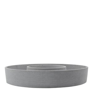 House Doctor The Ring ljusstake blockljus 35 cm ljusgrå