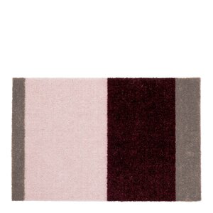 Tica Copenhagen Stripes Horizontally golvmatta 40x60 cm bordeaux/rose/sand