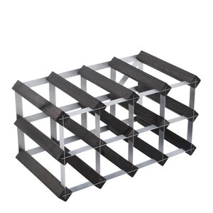 The Swedish Wine Rack Factory Vinställ 12 flaskor monterad svart