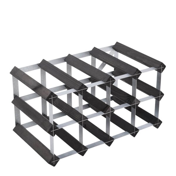 The Swedish Wine Rack Factory Vinställ 12 flaskor monterad svart