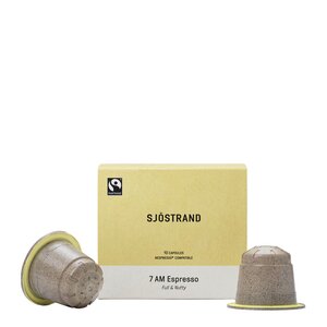Sjöstrand 7 AM Espresso kaffekapslar 10-pack
