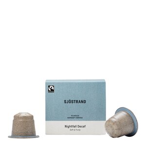 Sjöstrand Nightfall Decaf koffeinfria kaffekapslar 10-pack