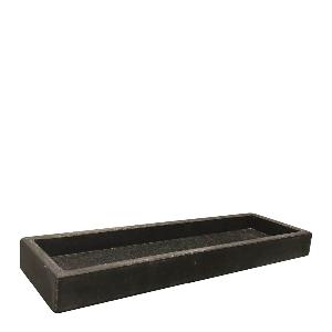 Stiernholm Marmaros fat avlångt 33x10 cm svart