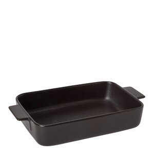 Satake Ugnsform porslin 37x22 cm svart