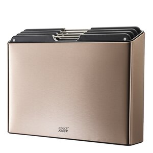 Joseph Joseph Folio Steel Skärbräda Set 35,5x26,5 cm Rosé guld