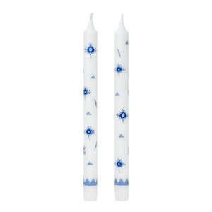 Royal Copenhagen Heritage ljus 28 cm 2-pack vit