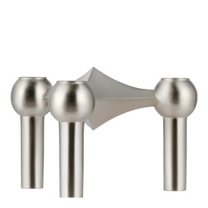 STOFF Nagel Nagel ljusstake 6,9 cm borstad krom