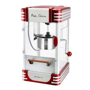 EMERIO Popcornmaskin Retro Röd