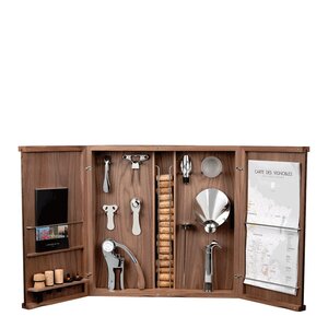 L-atelier du vin Vinset/vinskåp med vintillbehör Cabinet d-Oeno Curiosités