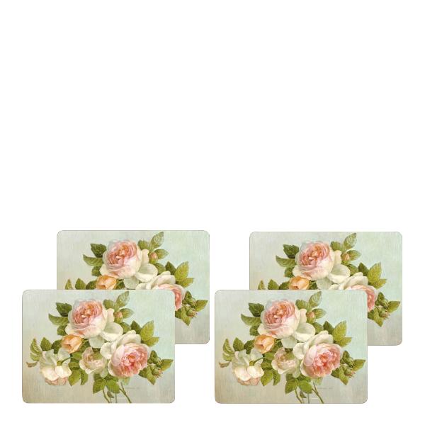 Pimpernel Antique Rose Bordstablett 4-pack