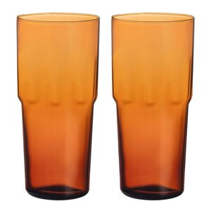 iittala Solare högt glas 39 cl 2-pack koppar