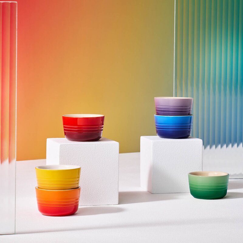 Le Creuset Rainbow ramekin mini 10 cl 6-pack multi