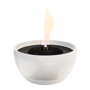 Tenderflame Rose bordslykta 14 cm vit