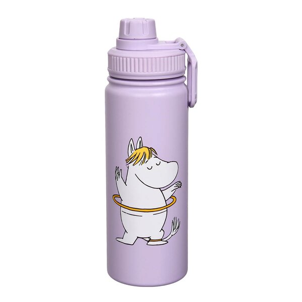 Nordicbuddies Mumin termoflaska 0,55 L Snorkfröken dansar lila