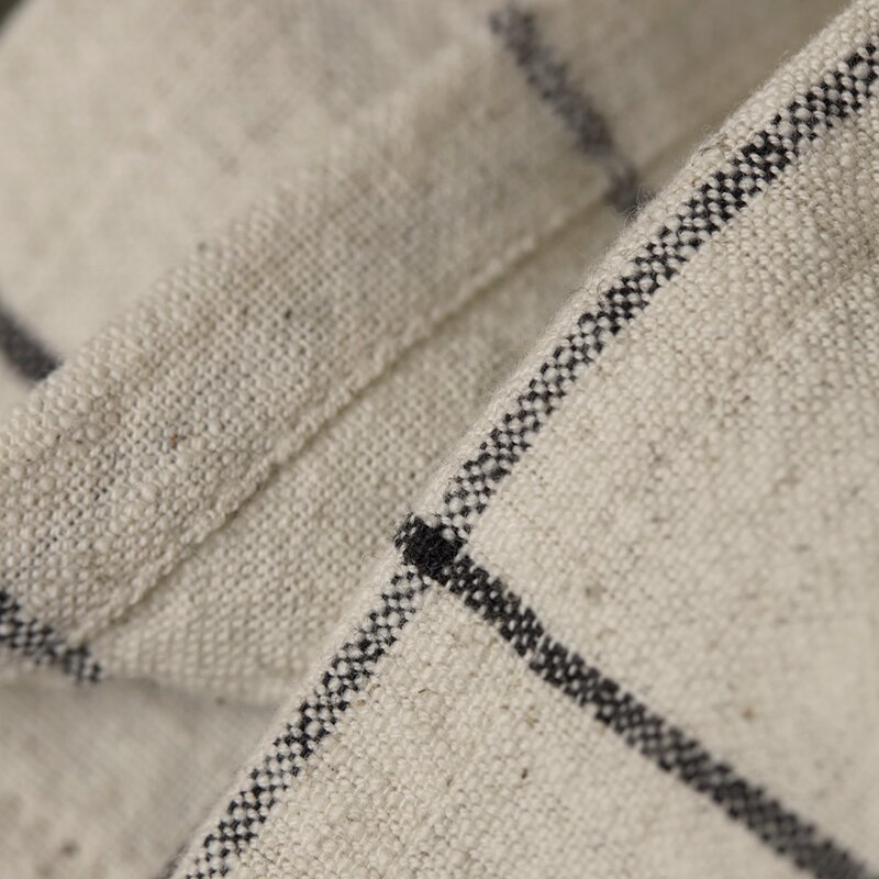House Doctor Join duk 150x150 cm svart/off-white