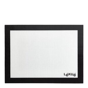 Lékué Bakmatta i silikon 60x40 cm klar/svart