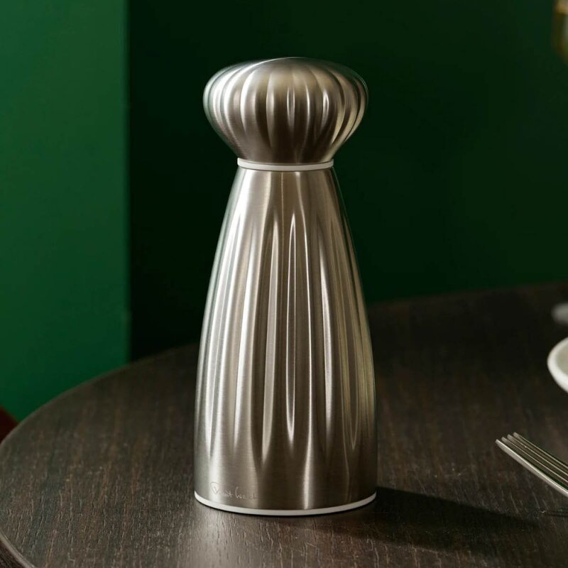 Robert Welch Palm Satin saltkvarn rostfritt stål liten 13 cm