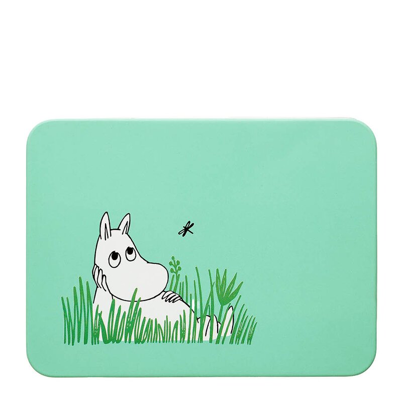 Muurla Mumin förvaringsbox 14,5x10,5 cm grön