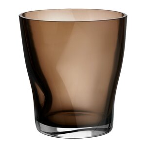 Orrefors Squeeze tulpanvas 18 cm smokey brown