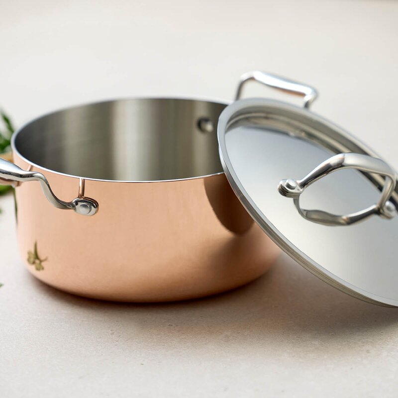 Blomsterbergs Gryta med lock 3 L koppar