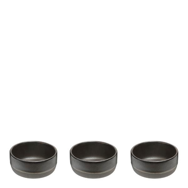 Aida Raw Miniskålar 3-pack Brun Metallic