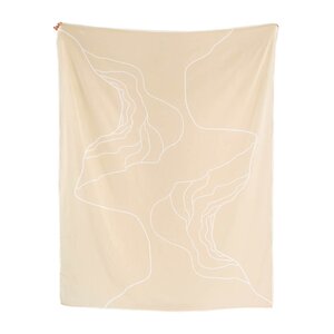 The Organic Company Reconnect sjal 140x180 cm ljus honung