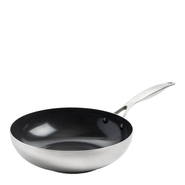 Geneva Wokpanna 28 cm 3.6 L Rostfri