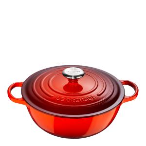Le Creuset Gjutjärnsgryta rund 32 cm 7 L Cerise