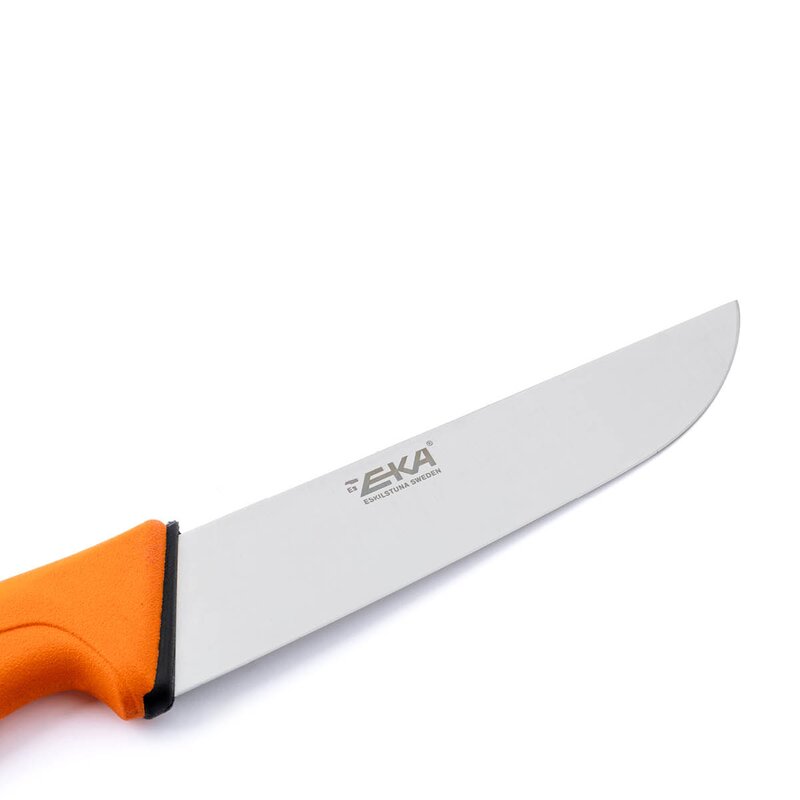 EKA Pro slaktkniv med brett blad 18 cm orange