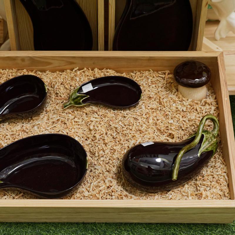 Bordallo Pinheiro Aubergine Skål 26 cm