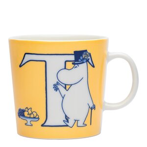 MoominArabia Muminmugg bokstav T 40 cl gul