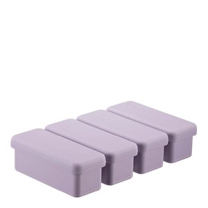 Modern House Ice isbitsform 3 fack 16,5x10 cm lila