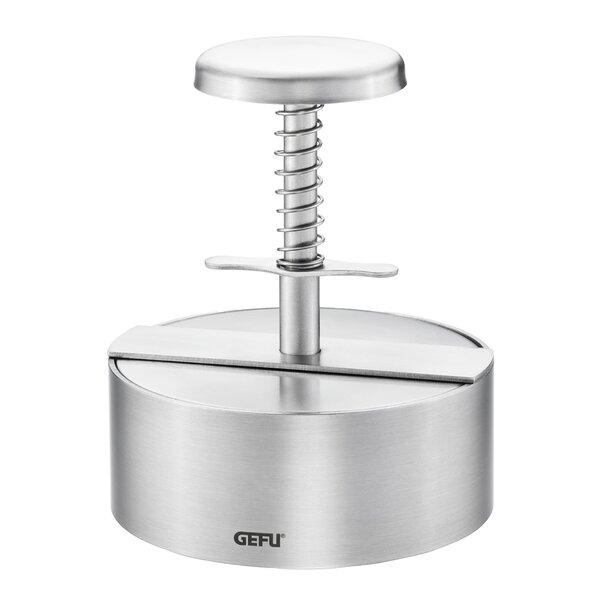Gefu Patti hamburgerpress 11,5 cm stål