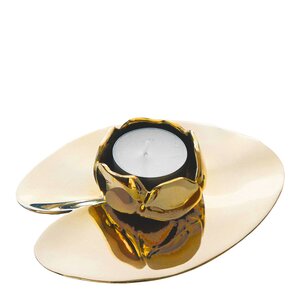 Hilke Ninfea Piccola ljuslykta 4 cm mässing