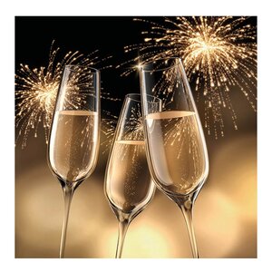 Ambiente Servett 33x33 cm 20-pack Celebration Gold
