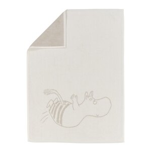 MoominArabia Mumin handduk 50x70 cm mumintrollet vit  