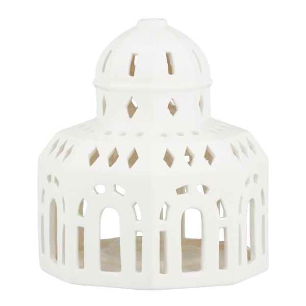 Kähler Urbania Ljuslyka Glassalen 14,5 cm Vit