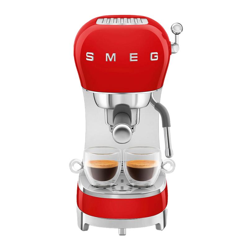 SMEG Espressomaskin ECF02 Röd