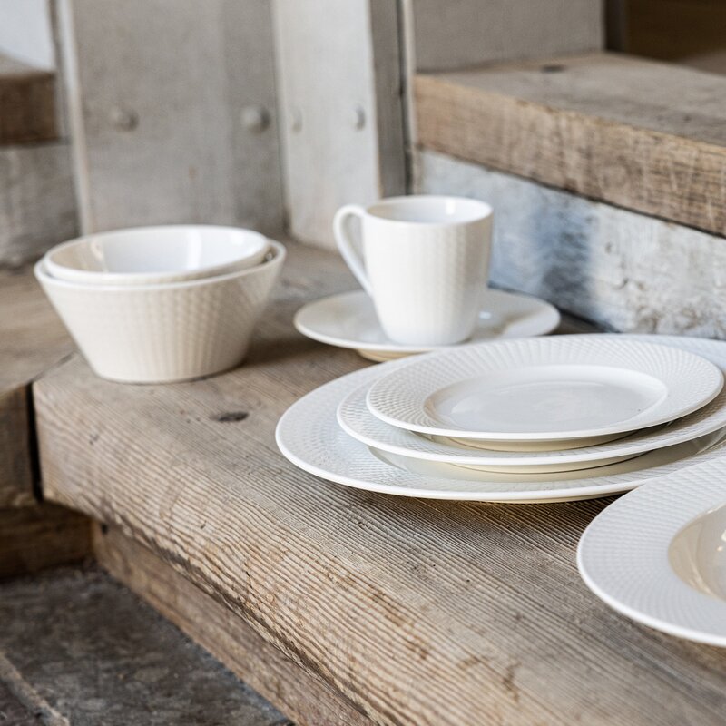 Exxent Victoria Skål Ø 14 cm 50 cl vit