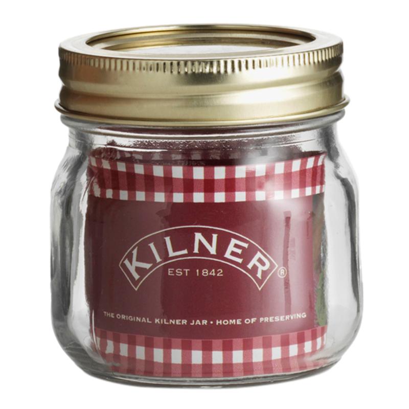 Kilner Konserveringsburk Rund 8x8x8 cm Klar/Guld