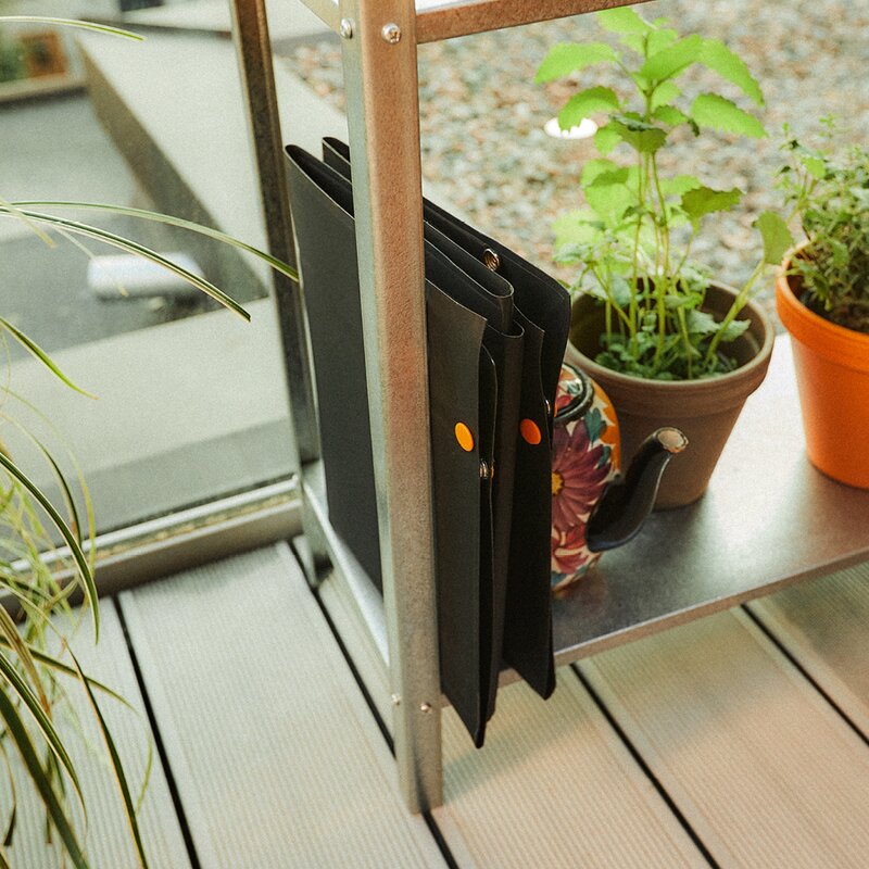 Fiskars Planteringsmatta 82,5x44,5x6 cm svart